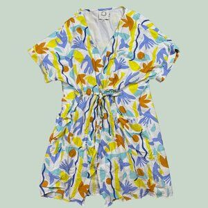 Lili Sidonio for Molly Bracken Colorful Bright Summer Mini Dress Women's Medium
